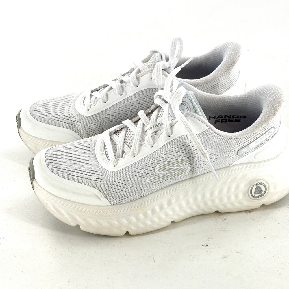 Skechers Hands Free Slip-ins Sneakers 6.5 White Walking Summits Slip On Comfort